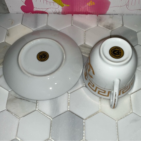 Chanel Embroidered Tea Cup And Saucer ☕️ - Picture 6 of 15